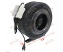 8" Inline 720CFM Hydroponics Duct Tube Exhaust Fan Blower 110V W/ Leather Sleeve